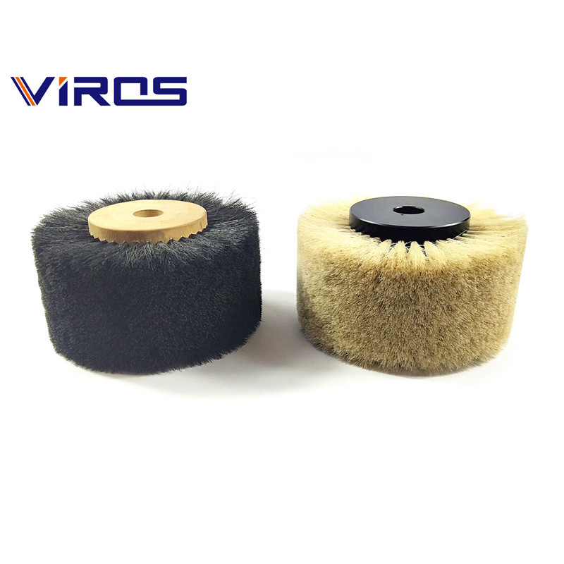 Roller de pincel de nylon industrial para la limpieza de la cinta transportadora