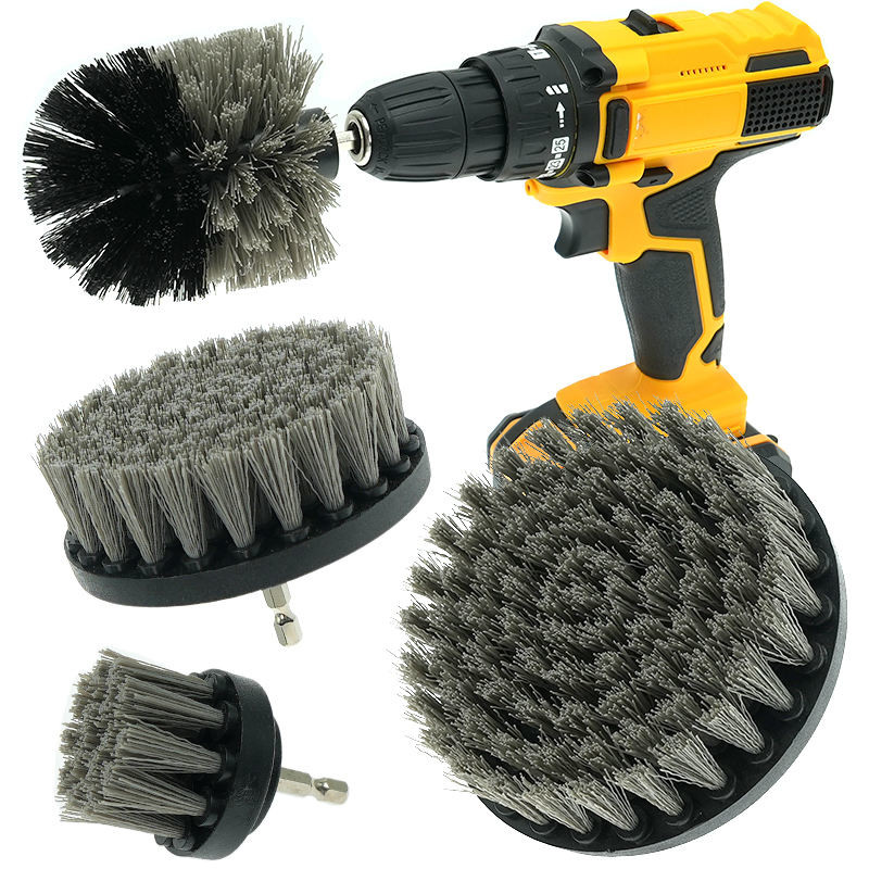 Household fácil limpieza 4 Pcs broca de pincel para la cocina baño limpieza automática