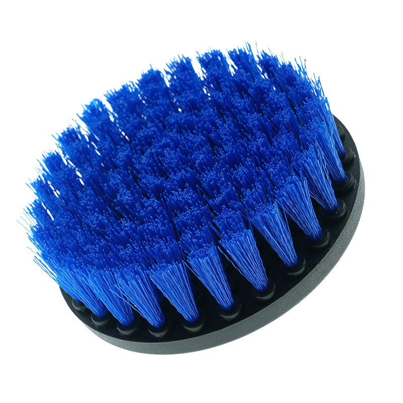 4 pulgadas tamaño del cepillo azul y negro rodillo taladro cepillo puede limpieza de coche con taladro
