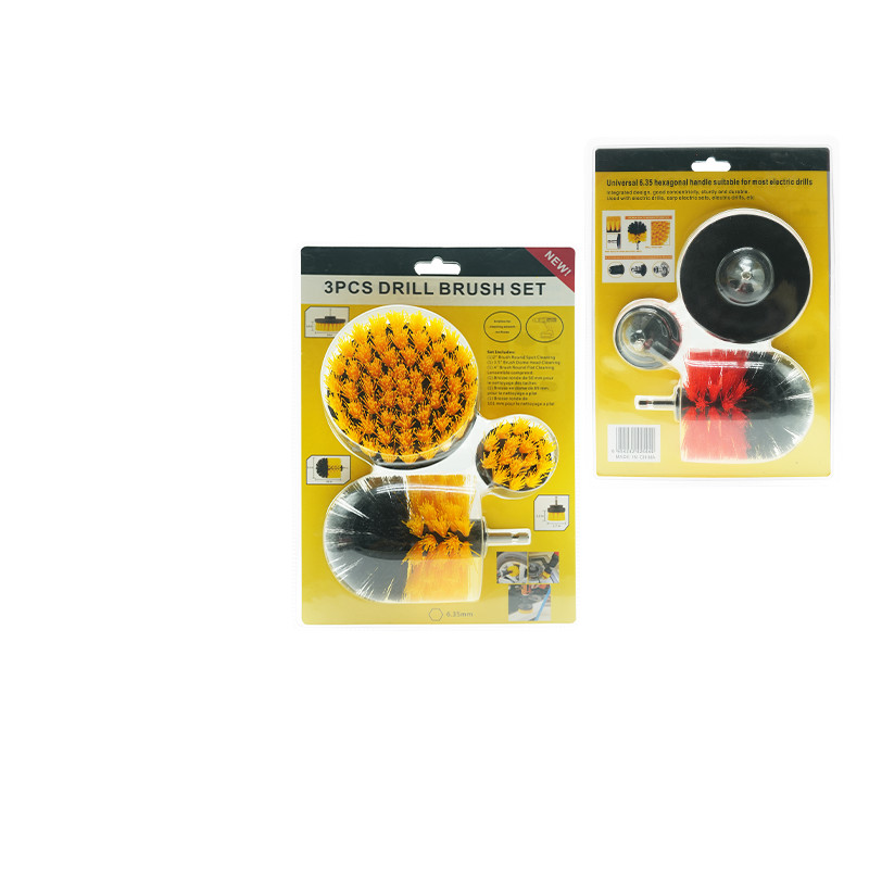 Nuevo estilo 2/3.5/4 pulgadas de cepillo de exfoliación de perforación de energía con cepillo suave