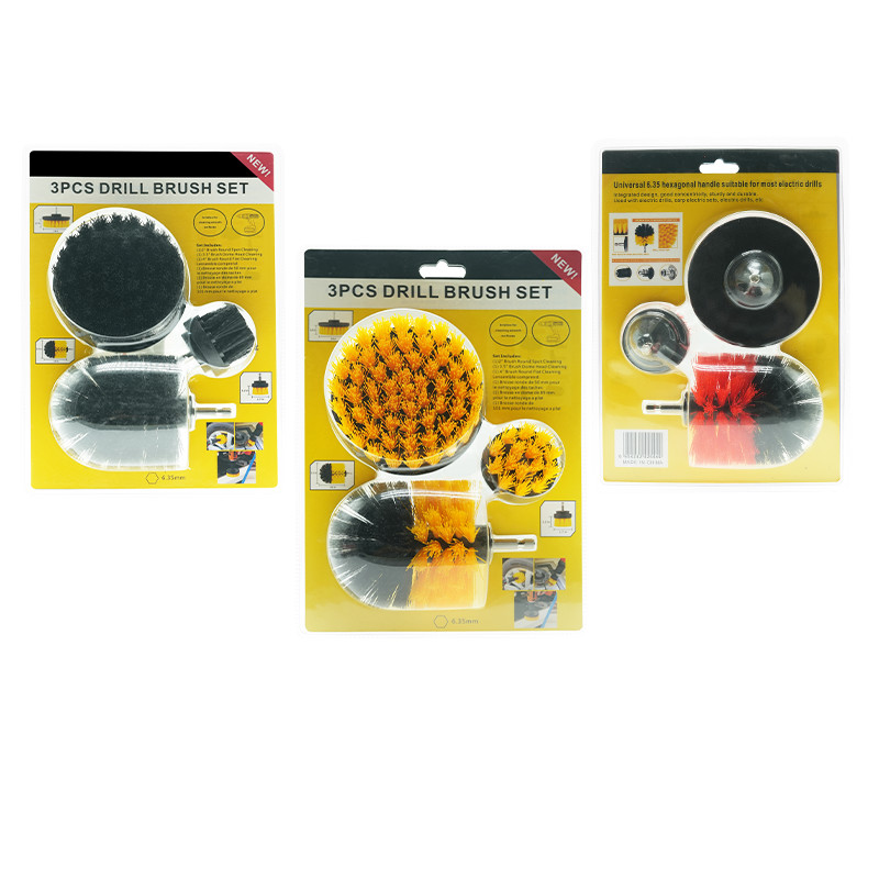 Adaptado a medida 2/3.5/4 pulgadas colorido de pincel de la limpieza de perforación de la energía de los accesorios