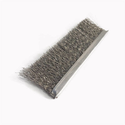 20mm Puerta de la industria de la banda de cepillado de acero de alambre de acero acribillado de metal